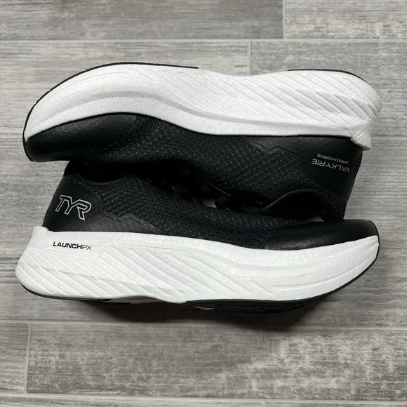 TYR Valkyrie‎ Speedworks Men's 8 Unisex Running Race Training Shoes Black/White